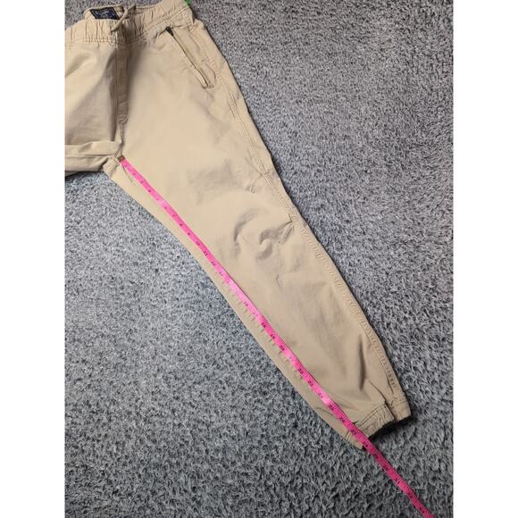 Abercrombie Fitch Pants Men Large Beige Pull On Jogger Casual Skater Normcore - Picture 8 of 10